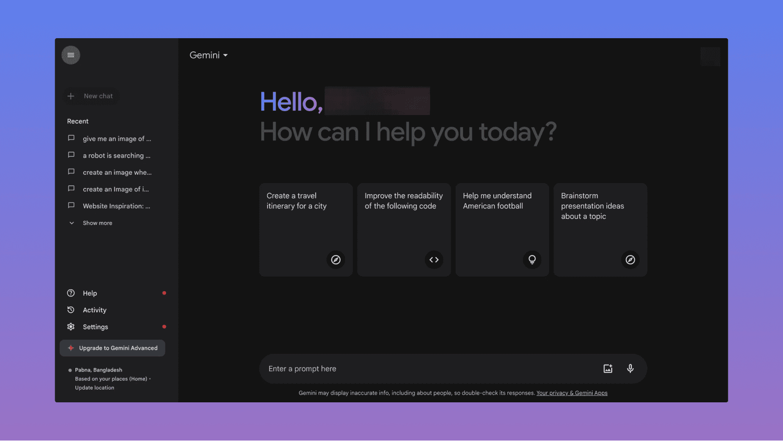 Gemini UI